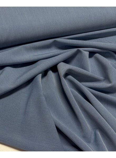 Signature signature gabardine twill - greyed denim blue