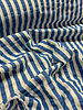 Madeline seersucker vertical stripes - blue