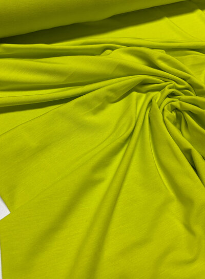 Madeline chartreuse yellow - bamboo jersey