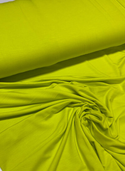 Madeline chartreuse yellow - bamboo jersey