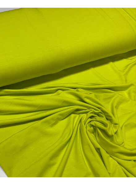 Madeline chartreuse yellow - bamboo jersey
