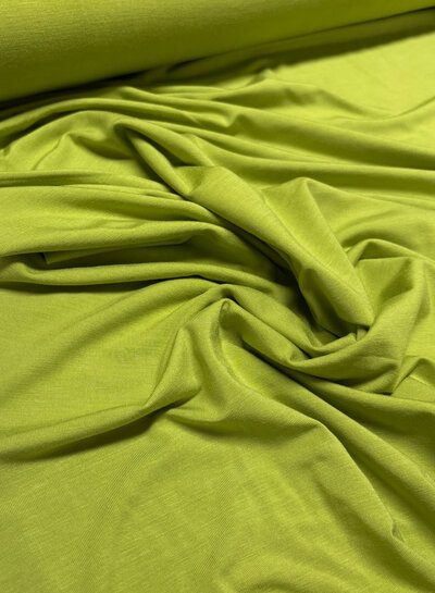 Madeline lime green - bamboo jersey