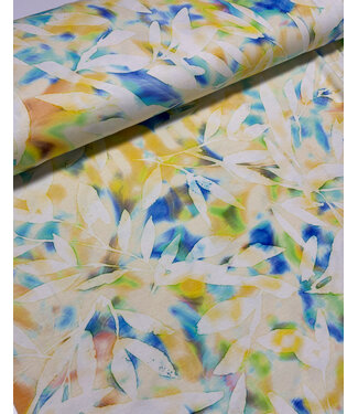 Madeline tropical pastel - dimensionally stable viscose jersey
