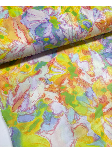 Madeline golden glow - beautiful slightly shiny woven viscose satin