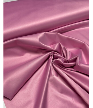 Madeline pink - satin stretch cotton