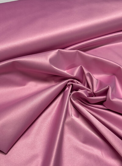 Madeline pink - satin stretch cotton