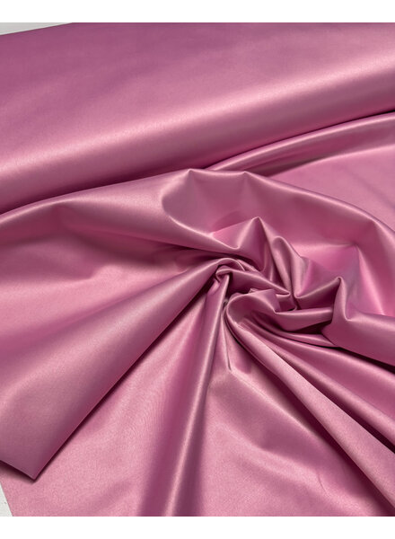 Madeline pink - satin stretch cotton