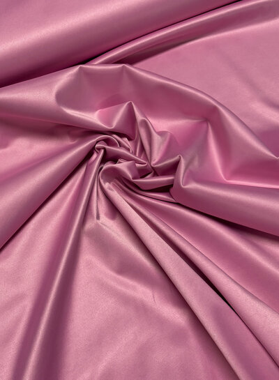 Madeline pink - satin stretch cotton