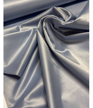 Madeline light blue - satin stretch cotton
