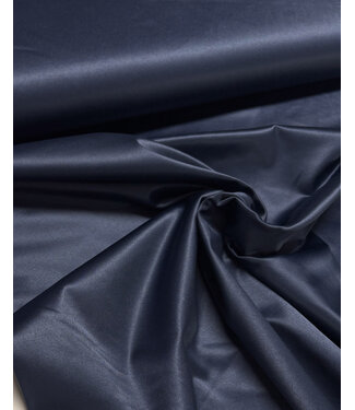 Madeline midnightblue - satin-finished stretch cotton