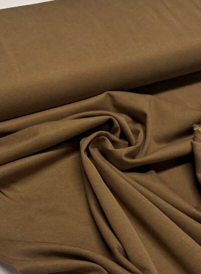 Signature signature sandwashed lyocell gabardine twill licht rekbaar - camel
