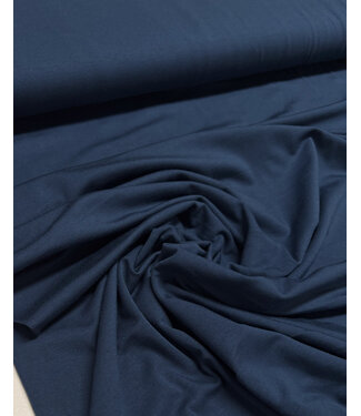 Madeline indigo bamboe - heel soepelvallende tricot