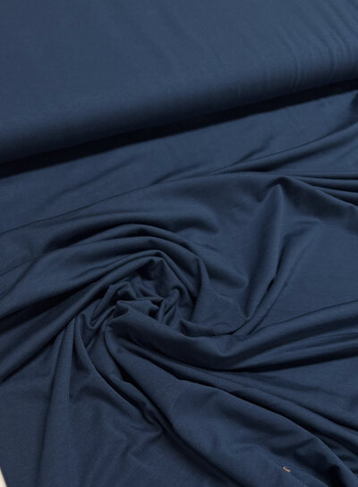Madeline indigo bamboo - very soft jersey