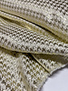 Madeline pied de poule - geweven jacquard met lurex - warm goud