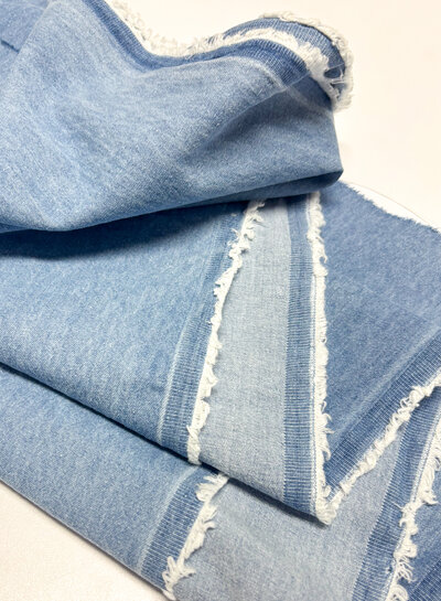 True Denim by M. light weight denim - Light Wash Denim - 6oz