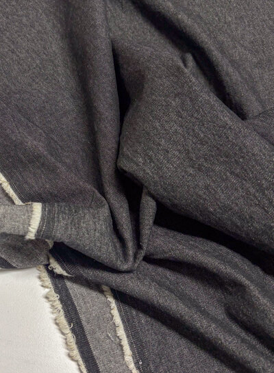 True Denim by M. light weight denim - True Black Denim - 6oz