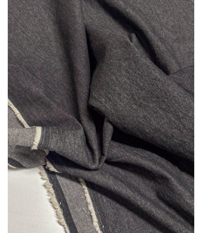 True Denim by M. light weight denim - True Black Denim - 6oz