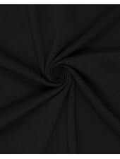 Madeline black cotton Interlock jersey - nice sturdy quality