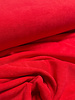 red - sponge / stretch terry cloth