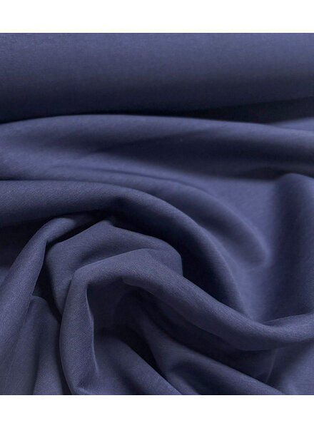 Madeline navy blue cotton Interlock jersey - beautiful, sturdy quality