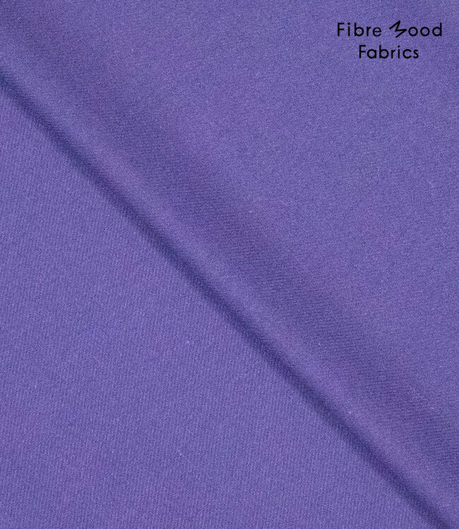 Fibremood Linnen viscose twill blend - marineblauw