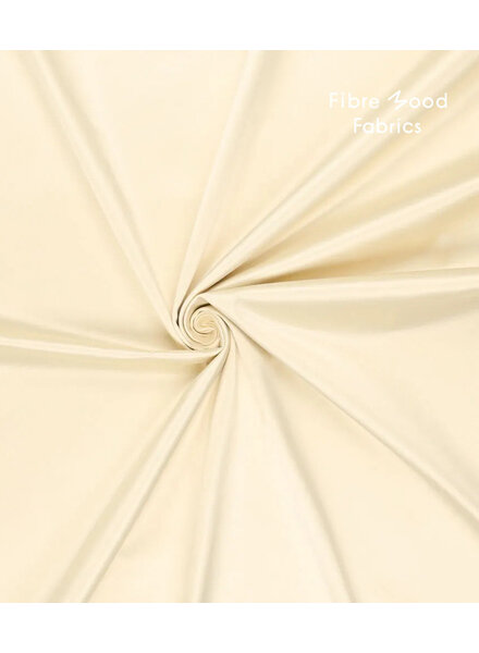 Fibremood satin stretch cotton - very light yellow - Luna / Vega