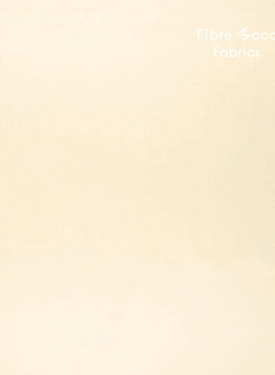 Fibremood gesatineerde stretchkatoen - heel licht geel - Luna / Vega