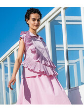 Fibremood stonewashed popeline - roze - Jazz