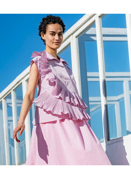 Fibremood stonewashed poplin - pink - Jazz