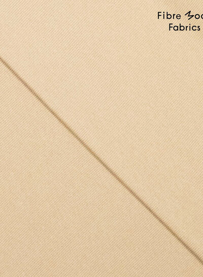 Fibremood ribbed fabric - mocha mousse - Coco