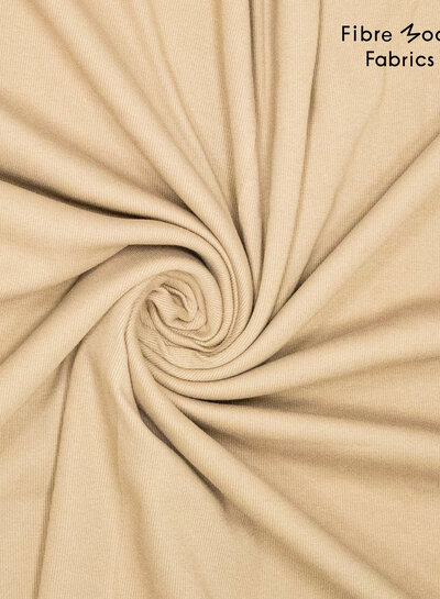 Fibremood ribbed fabric - mocha mousse - Coco