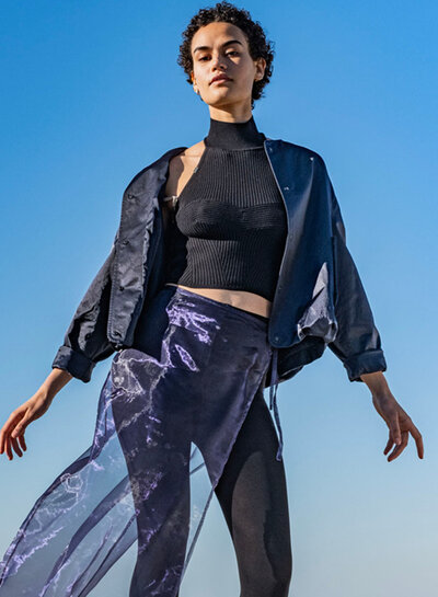 Fibremood organza - heel donkerblauw - Tempest