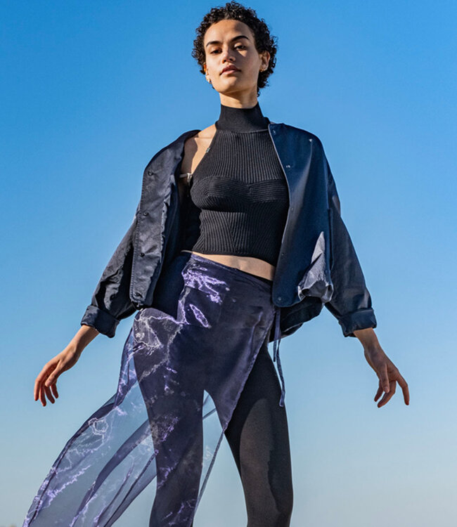 Fibremood organza - heel donkerblauw - Tempest