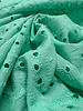 Madeline beautiful embroidery option scalloped edge - peppermint