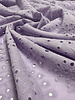 Madeline beautiful embroidery option scalloped edge - lilac