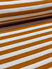 Madeline ochre / ecru striped - beautiful sturdy french terry