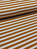 Madeline ochre / ecru striped - beautiful sturdy french terry