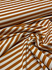 Madeline ochre / ecru striped - beautiful sturdy french terry