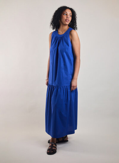 Atelier Brunette Poplin Hypnotik Blue - cotton