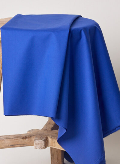 Atelier Brunette Poplin Hypnotik Blue - katoen