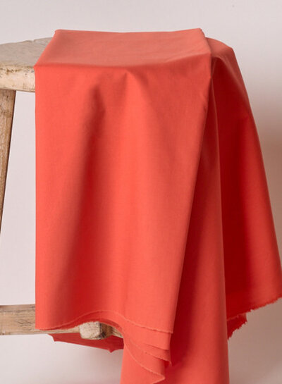 Atelier Brunette Poplin poppy tangerine - cotton