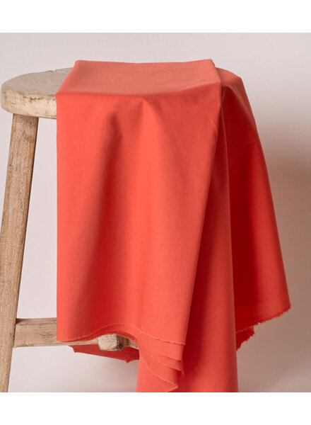 Atelier Brunette Poplin poppy tangerine - cotton