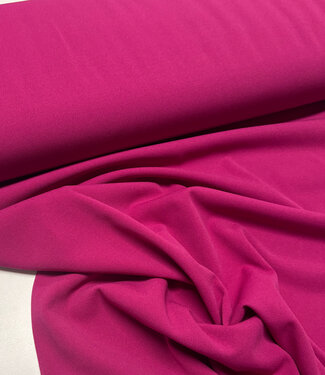 dark fuchsia - scuba crepe