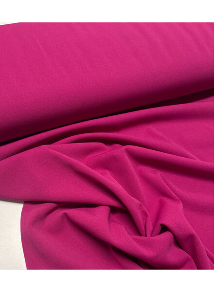 dark fuchsia - scuba crepe
