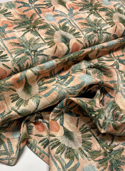 Swafing beautiful palmtrees - canvas