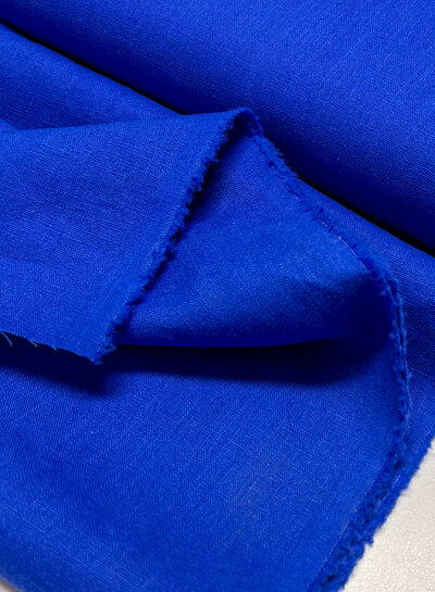 Madeline Cobalt blue - linen cotton blend