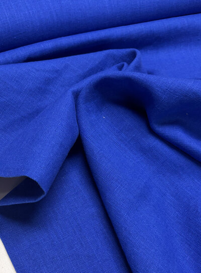 Madeline Cobalt blue - linen cotton blend