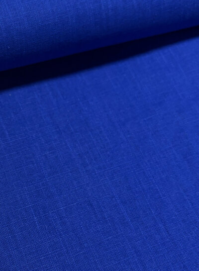 Madeline Cobalt blue - linen cotton blend