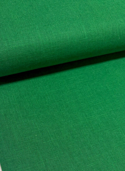 Madeline green - linen cotton blend