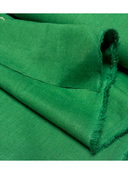 Madeline green - linen cotton blend